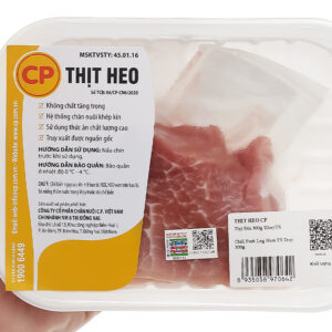 1/8 Thịt đùi heo C.P khay 300g