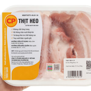 Ba rọi heo C.P khay 500g